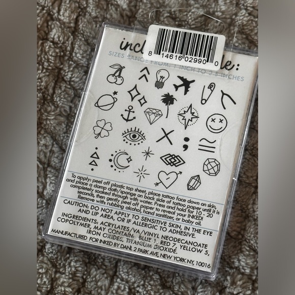 🎄 NEW Inked by Dani Temporary Tattoos - Picture 2 of 2
